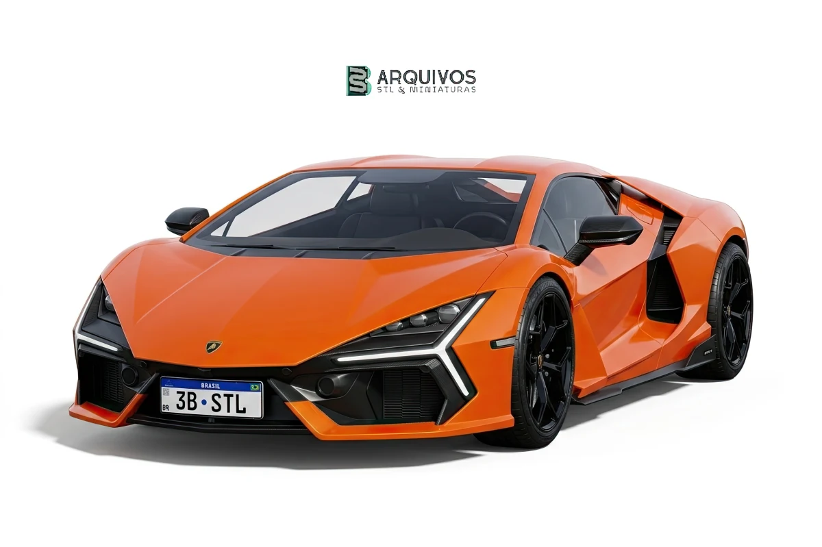 Modelo 3D STL - Lamborghini Revuelto 2023 — foto 4